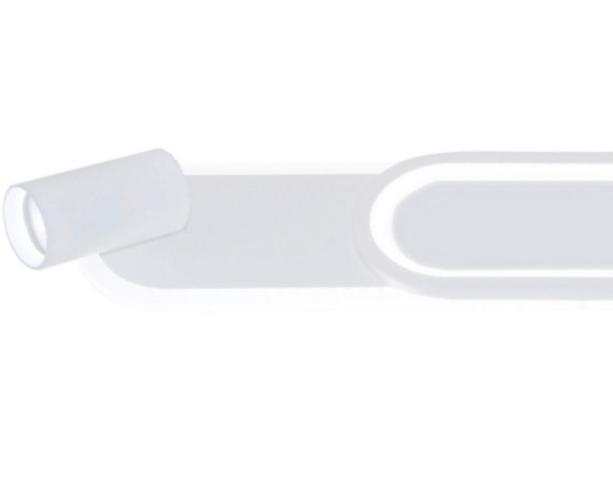 LED-DECKENLEUCHTE Parma  15/60/13 cm  - Weiß, Design, Metall (15/60/13cm)