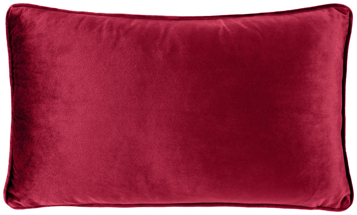 ZIERKISSEN  30/50 cm   - Bordeaux, Basics, Textil (30/50cm) - Novel