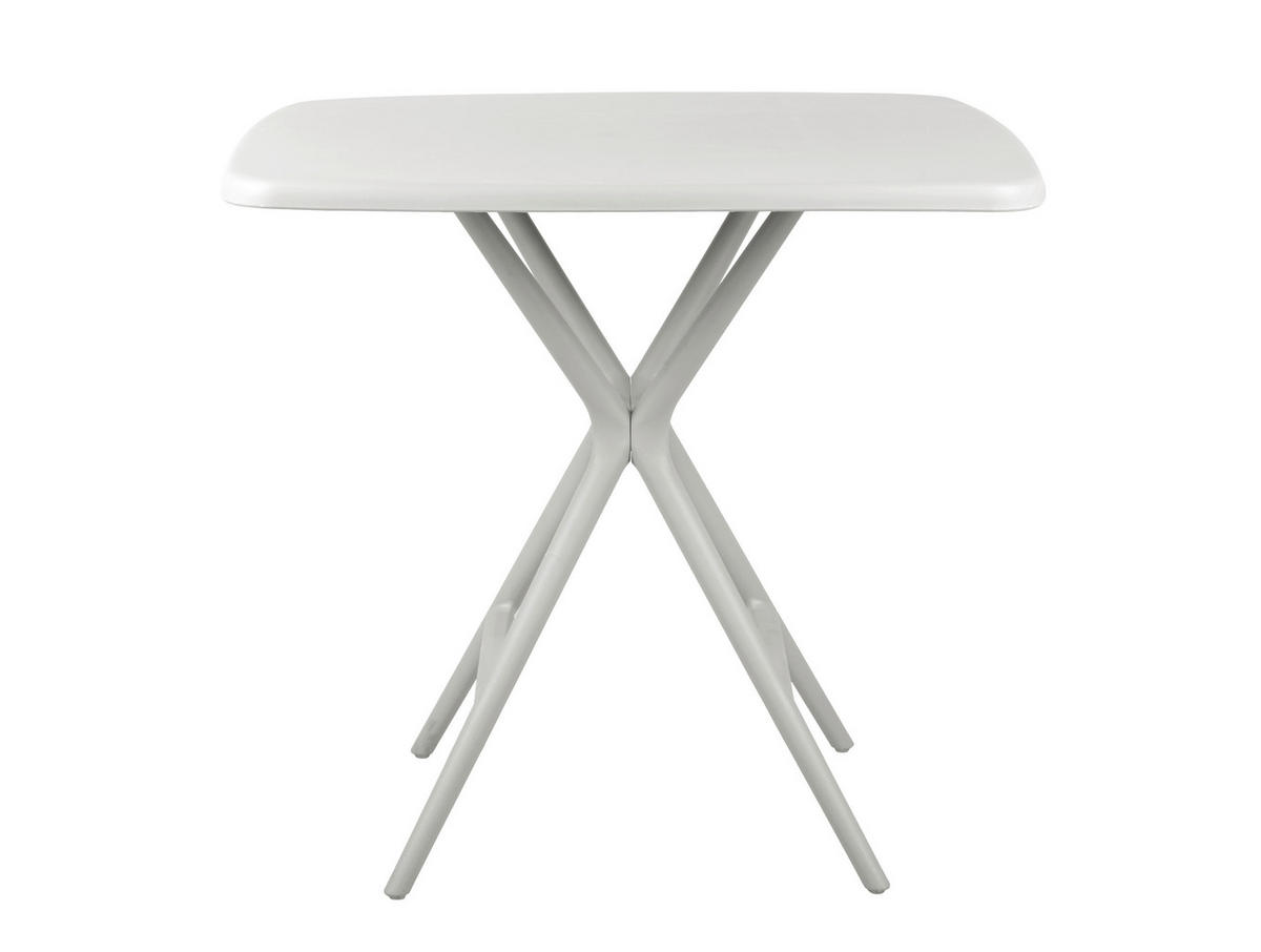 ESSTISCH      - Weiß, Basics, Kunststoff (70/70/73cm) - Present Time