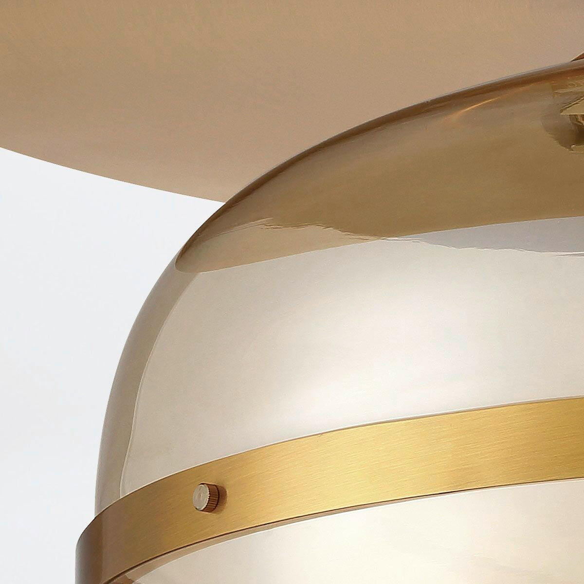 DECKENLEUCHTE  50/33,5 cm    - Messingfarben, Konventionell, Glas/Metall (50/33,5cm) - Elstead Lighting