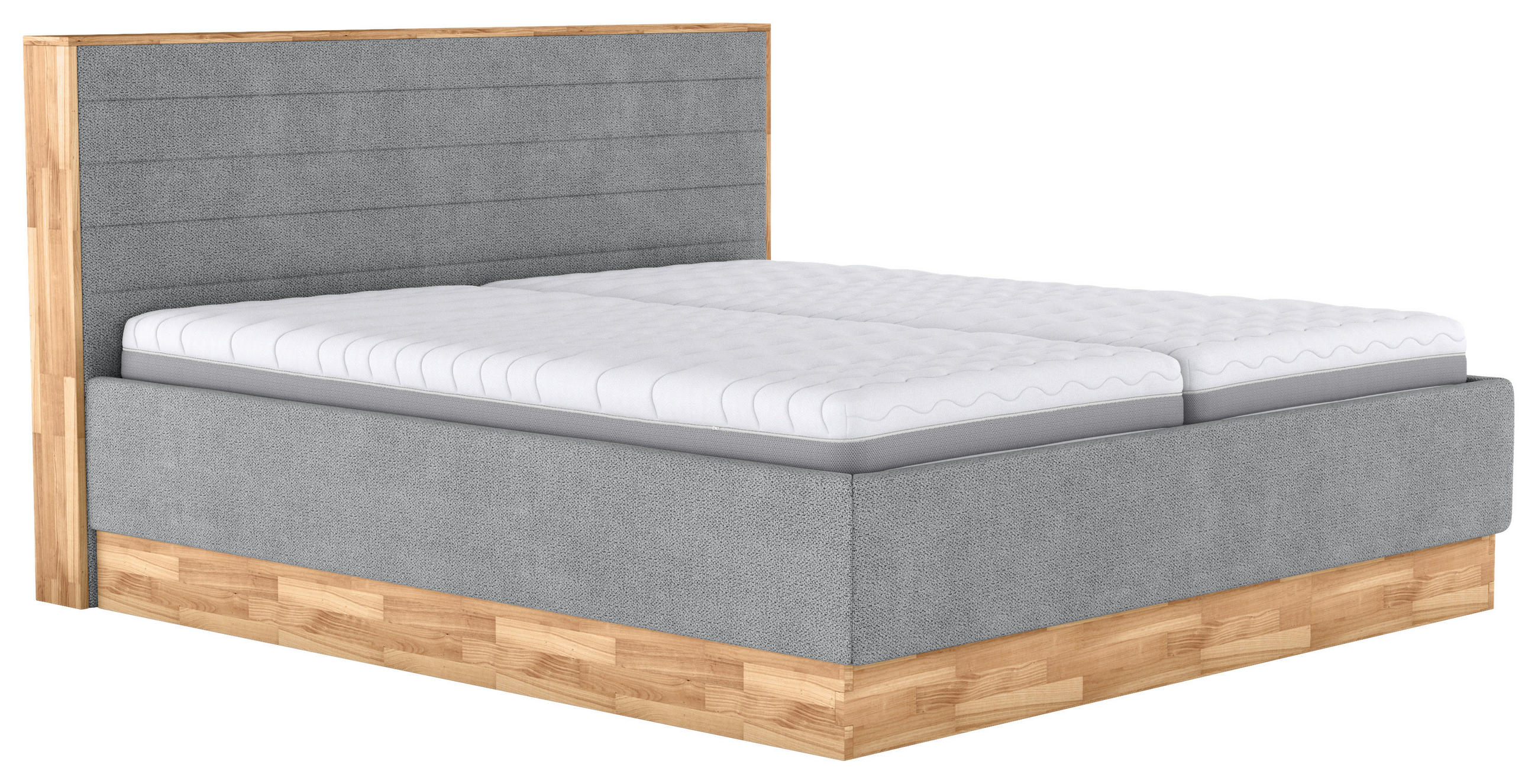 Polsterbett Peseta Grau Lxf: Ca. 180x200 Cm