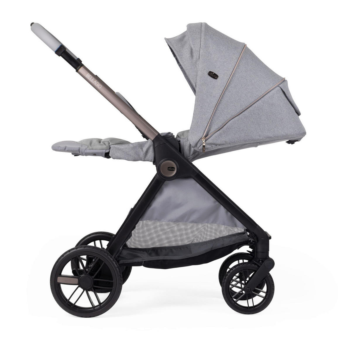 KINDERWAGEN  Bellagio  Lunar Rock  - Grau, Basics, Metall (55/82/97-106cm) - Chicco