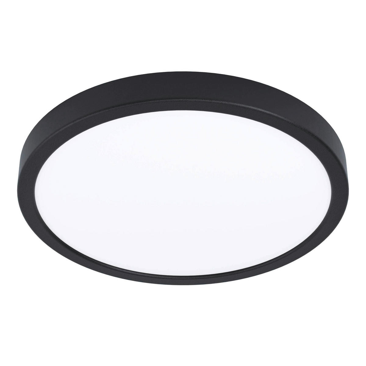 VENKOVNÍ STROPNÍ SVÍTIDLO 28,5/3 cm - bílá/černá, Konvenční, kov/plast (28,5/3cm) - Eglo