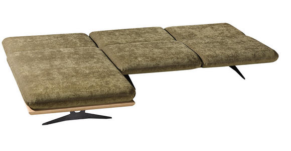 SCHLAFSOFA in Holz, Textil Hellgrün - Beige/Schwarz, Design, Holz/Textil (204/92/90cm) - Dieter Knoll