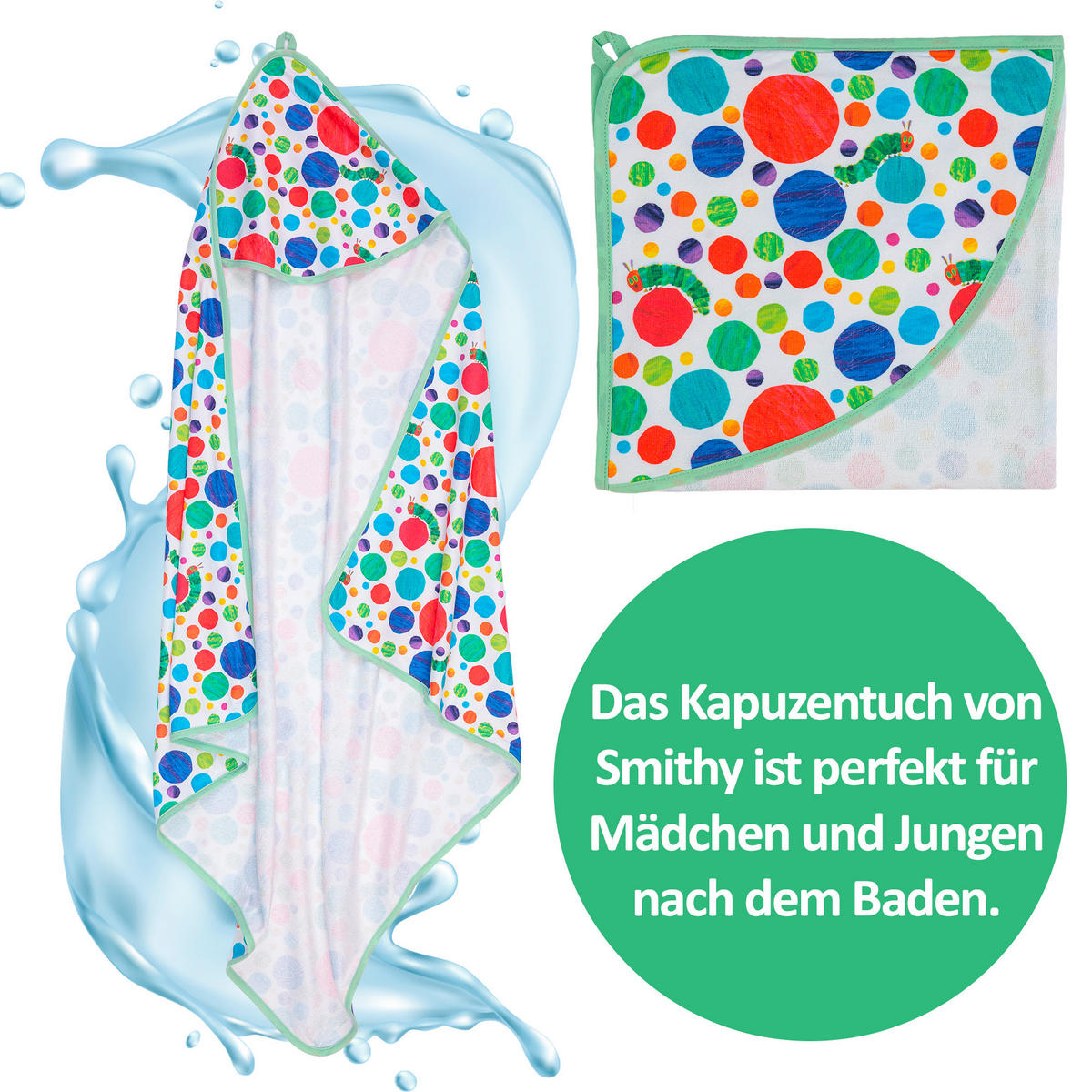 KAPUZENBADETUCH 100/100 cm    - Multicolor, Basics, Textil (100/100cm)