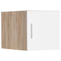 ÖVERSKÅP 50/40/54 cm   - vit/kromfärg, Design, trämaterial/plast (50/40/54cm) - Xora