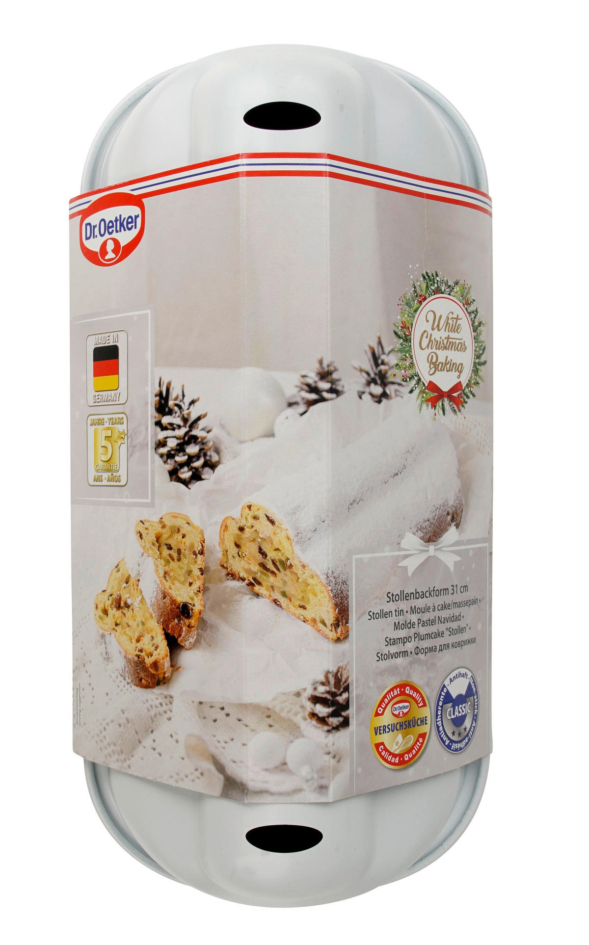 BACKFORM - Weiß, Basics, Metall (15/31cm) - Dr.Oetker