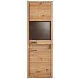 VITRINE  63,8/198,4/41 cm  - Schwarz, KONVENTIONELL, Glas/Holz (63,8/198,4/41cm) - Cantus