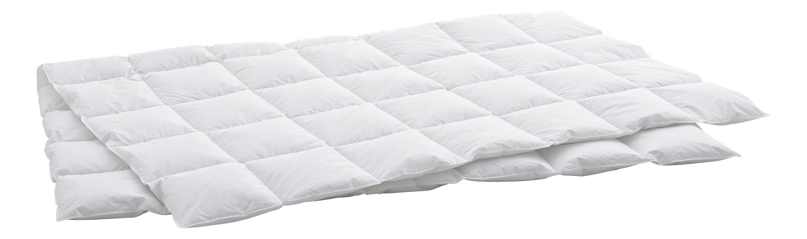 LEICHTDUVET 160/210 cm SWISS DREAM  - Weiss, Konventionell, Naturmaterialien/Textil (160/210cm) - Billerbeck
