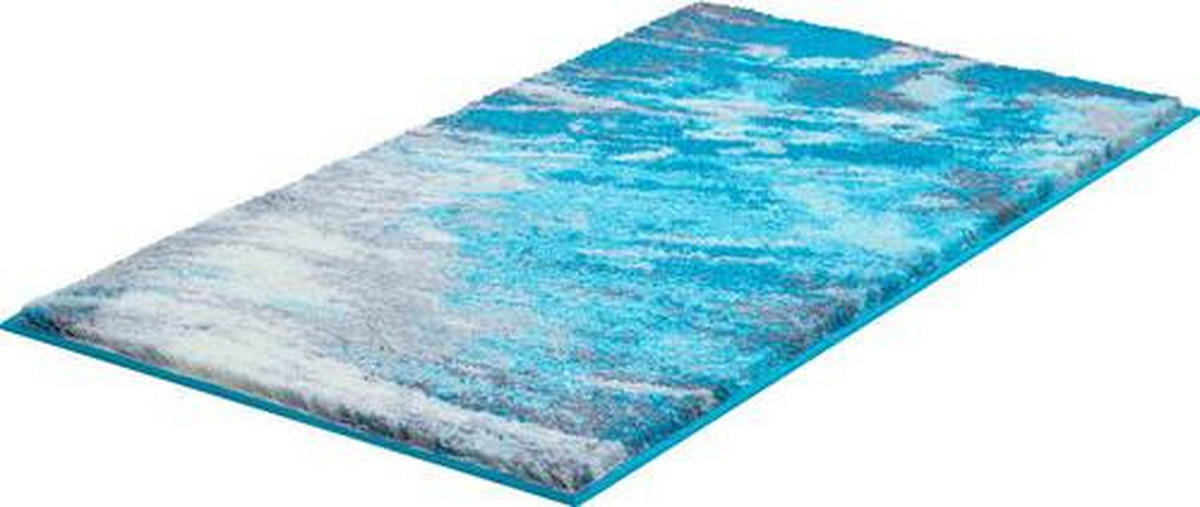 BADTEPPICH Türkis 70/120 cm  - Türkis, Basics, Kunststoff/Textil (70/120cm) - Grund
