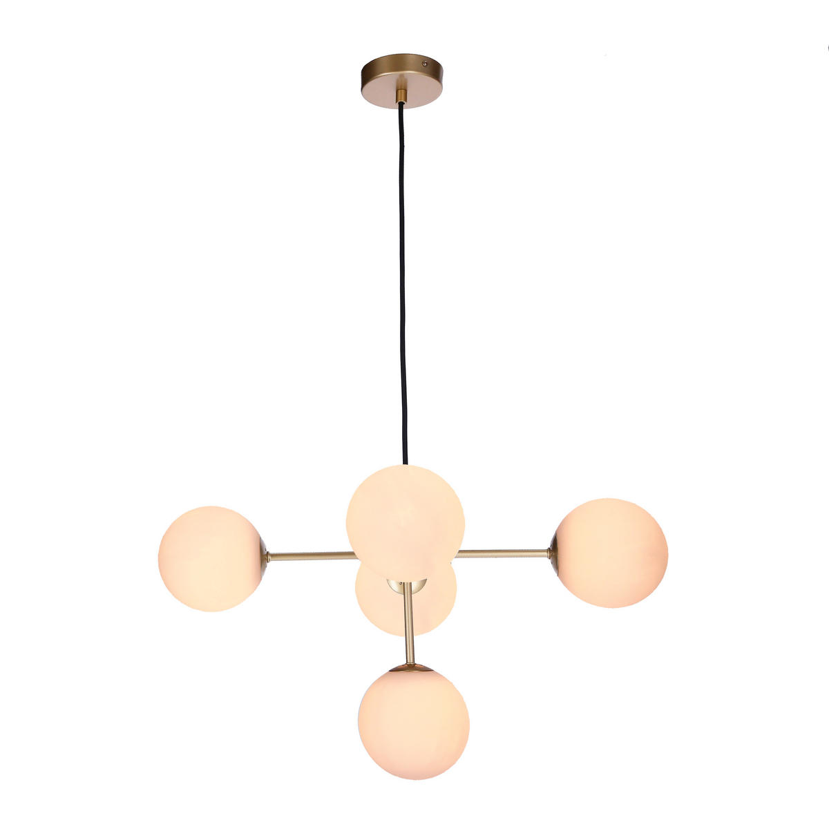 HÄNGELEUCHTE 40/57/135 cm   - Messingfarben, KONVENTIONELL, Metall (40/57/135cm)