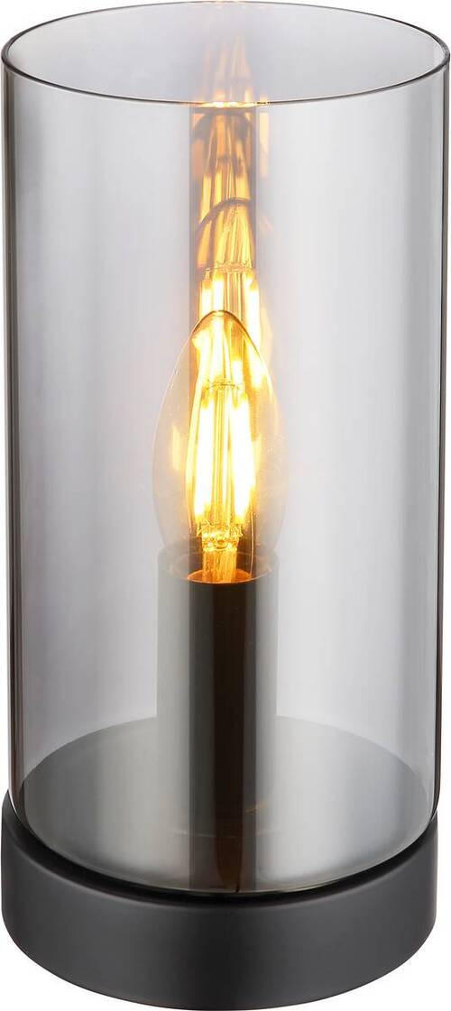 BORDSLAMPA 11/22,5 cm   - svart, Basics, metall/glas (11/22,5cm) - Globo