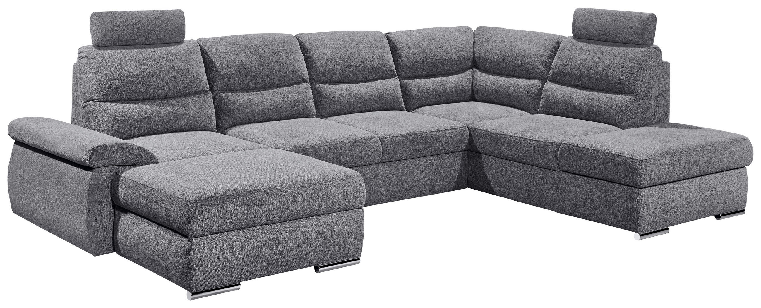 SOFFA i tyg antracit - silver/antracit, Basics, träbaserade material/textil (166/325/218cm) - MID.YOU