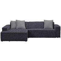 ECKSOFA in Chenille Anthrazit  - Dunkelgrau/Anthrazit, Konventionell, Kunststoff/Textil (188/280cm) - Carryhome