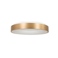 LED-DECKENLEUCHTE Ringlede 38/9 cm   - Goldfarben, Basics, Kunststoff/Metall (38/9cm)