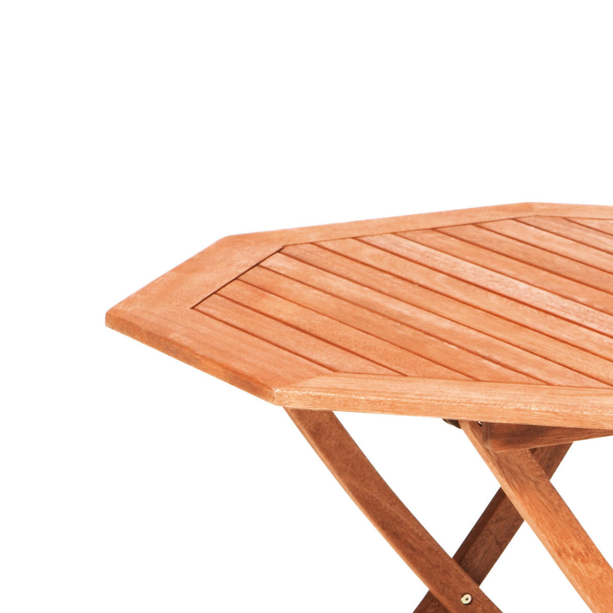 GARTENKLAPPTISCH Holz rund  - Naturfarben, KONVENTIONELL, Holz (110/74/110cm) - Gardenson