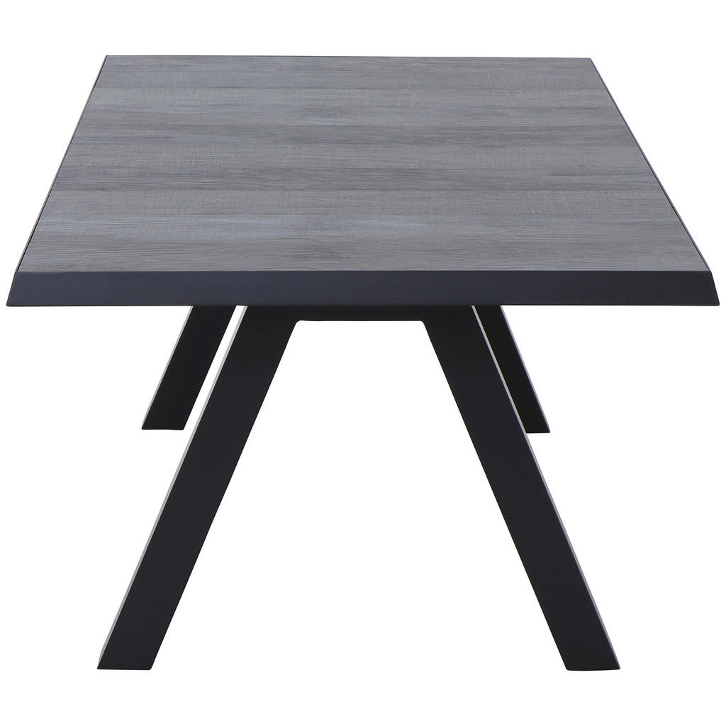 Thumbnail - Siena Garden Gartentisch, Schiefer, Anthrazit, Metall, rechteckig, A-Form, eckig, 100x74x200 cm, Gartenmöbel, Gartentisc...