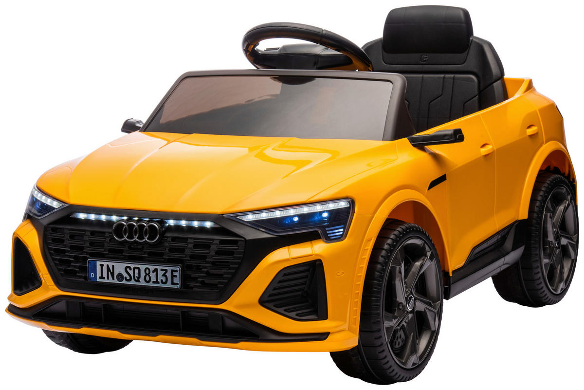 ELEKTRO-KINDERAUTO AUDI SQ8 E-TRON Gelb, Schwarz  - Gelb/Schwarz, KONVENTIONELL, Kunststoff/Metall (99/54/46cm)