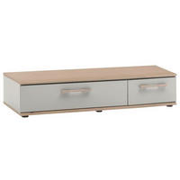 DOPPELSCHUBLADE 138/26,5/61,5 cm   - Eichefarben/Grau, Konventionell, Holz/Holzwerkstoff (138/26,5/61,5cm) - Venda