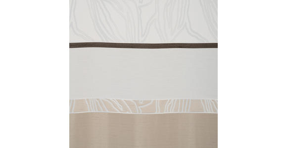 VORHANGSTOFF per lfm halbtransparent  - Graubraun, KONVENTIONELL, Textil (140cm) - Esposa