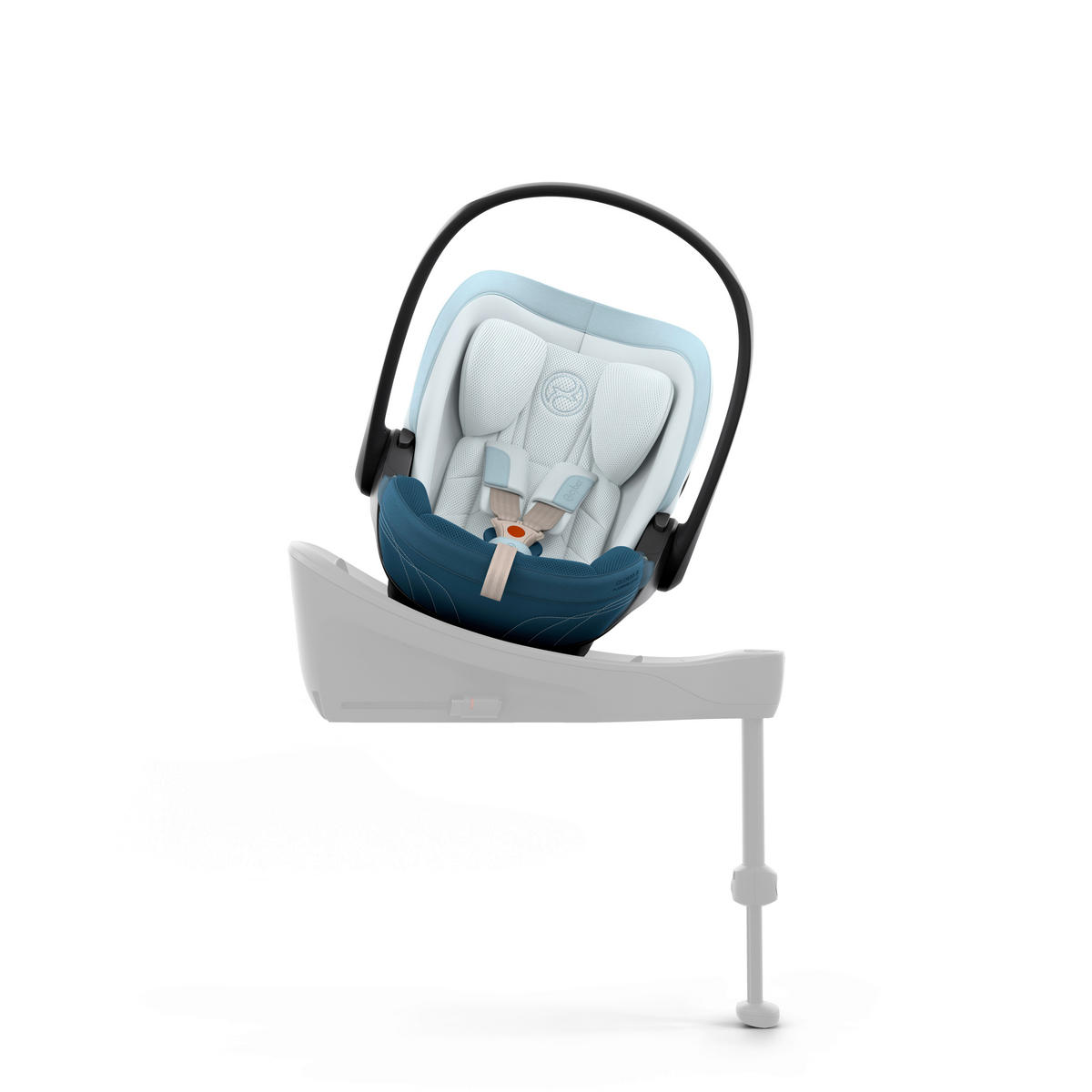 BABYSCHALE  Cloud S Style Opal Blue  - Blau, Basics, Kunststoff/Textil (72/44/37,5cm) - cybex PLATINUM