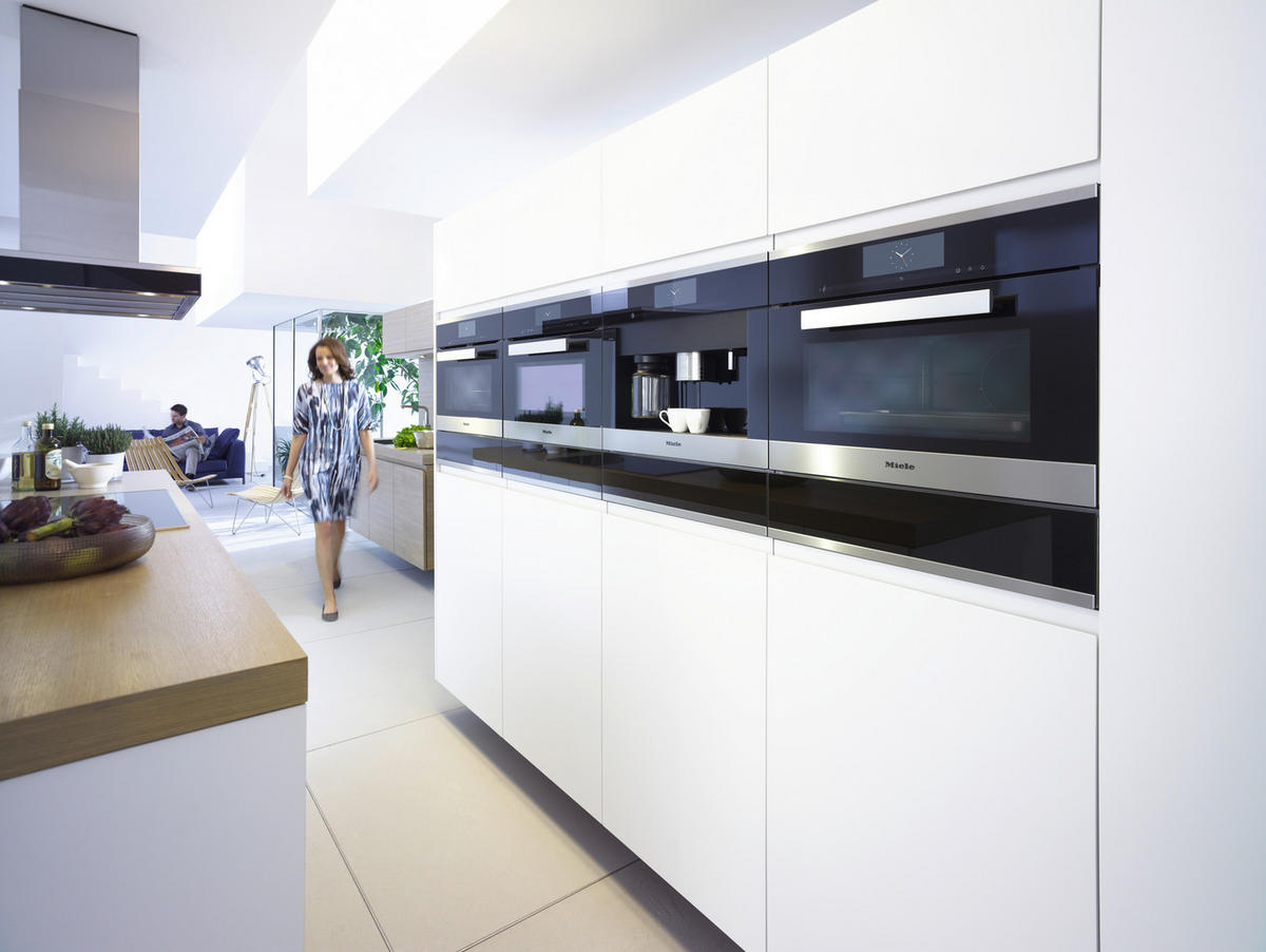 EINBAUBACKOFEN H 7364 BP  - Edelstahlfarben, Basics, Glas/Metall (59,5/59,6/56,9cm) - Miele