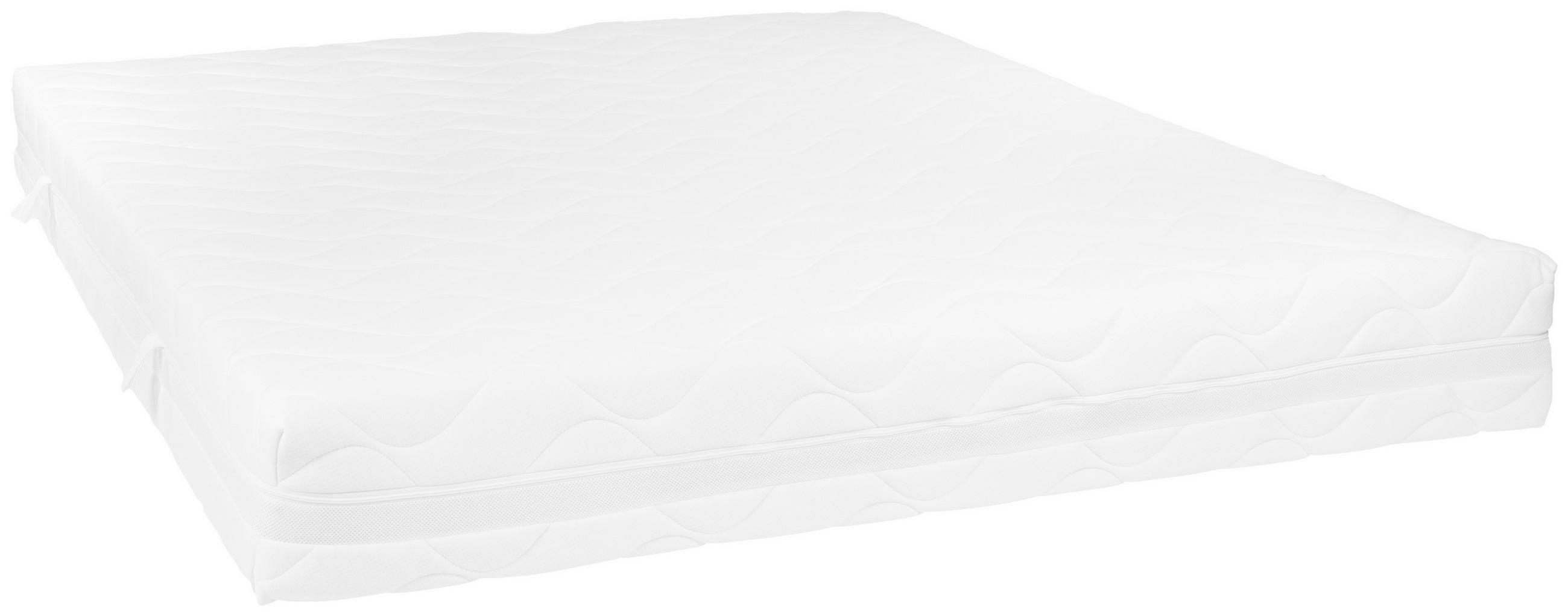 TASCHENFEDERKERNMATRATZE 160/200 cm Höhe ca. 23 cm  - Weiß, MODERN, Textil (160/200cm) - Livetastic