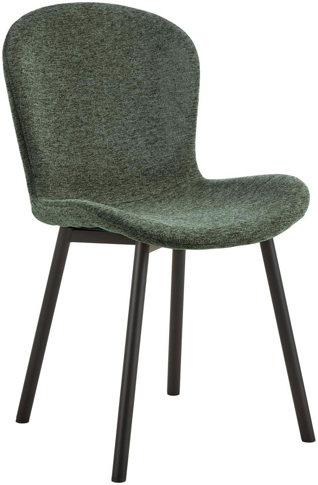 STOL 2 styck  flatväv  grön, svart  - grön/svart, Trend, metall/textil (50/86/58cm) - Best Price