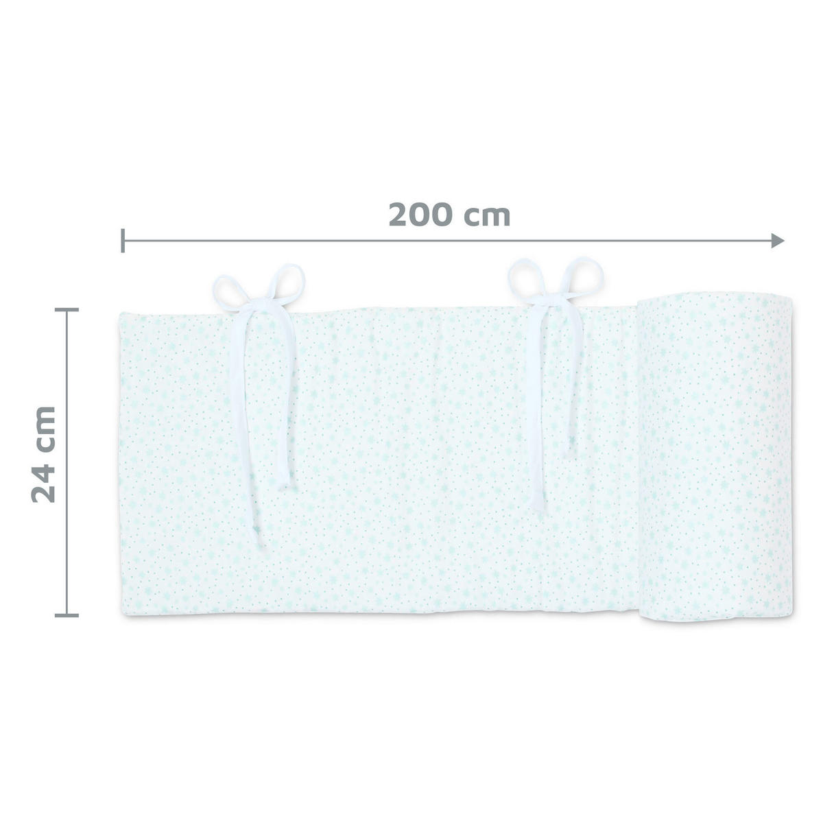 NESTCHEN   24/200 cm  - Weiß, Basics, Textil (24/200cm) - Babybay
