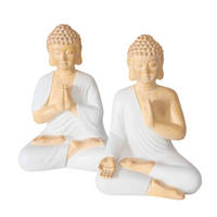 BUDHA - béžová, Lifestyle, plast (21/16/30cm)