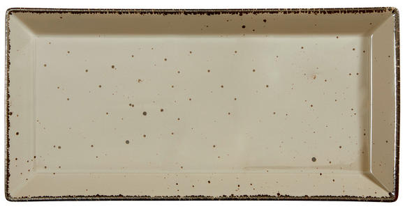 SERVIERPLATTE - Taupe, LIFESTYLE, Keramik (20/41cm) - Landscape