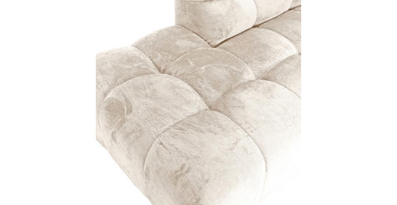 ECKSOFA Beige Flachgewebe  - Beige/Schwarz, MODERN, Kunststoff/Textil (275/235cm) - Landscape