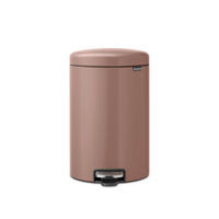 TRETEIMER 20 l  Metall  - Taupe/Anthrazit, Basics, Kunststoff/Metall (29/46,7/38cm) - Brabantia