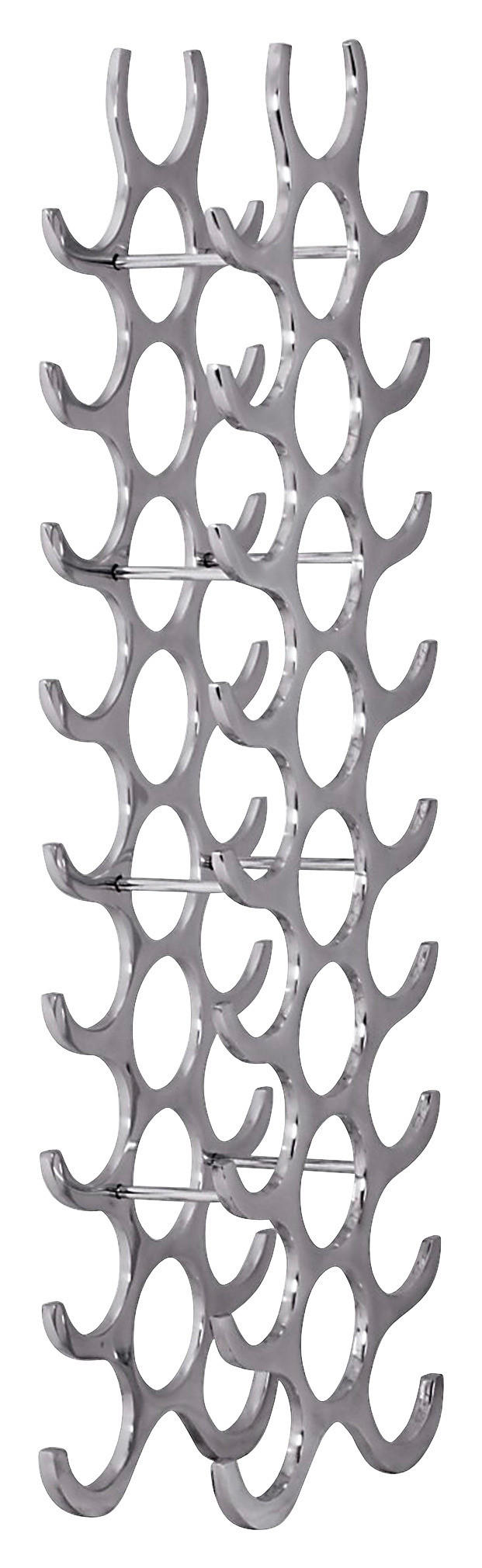 WEINREGAL Alufarben  - Alufarben, MODERN, Metall (31/98/14cm) - MID.YOU
