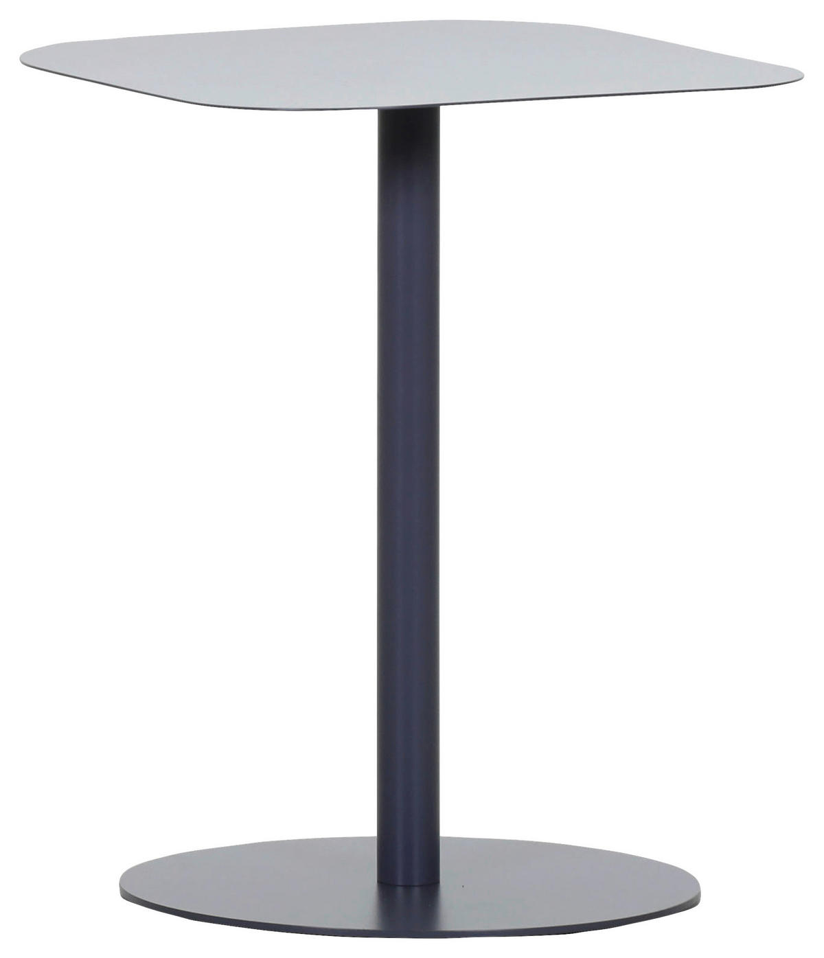 BEISTELLTISCH 40/40/50 cm Grau organisch  - Grau, Design, Metall (40/40/50cm) - Landscape