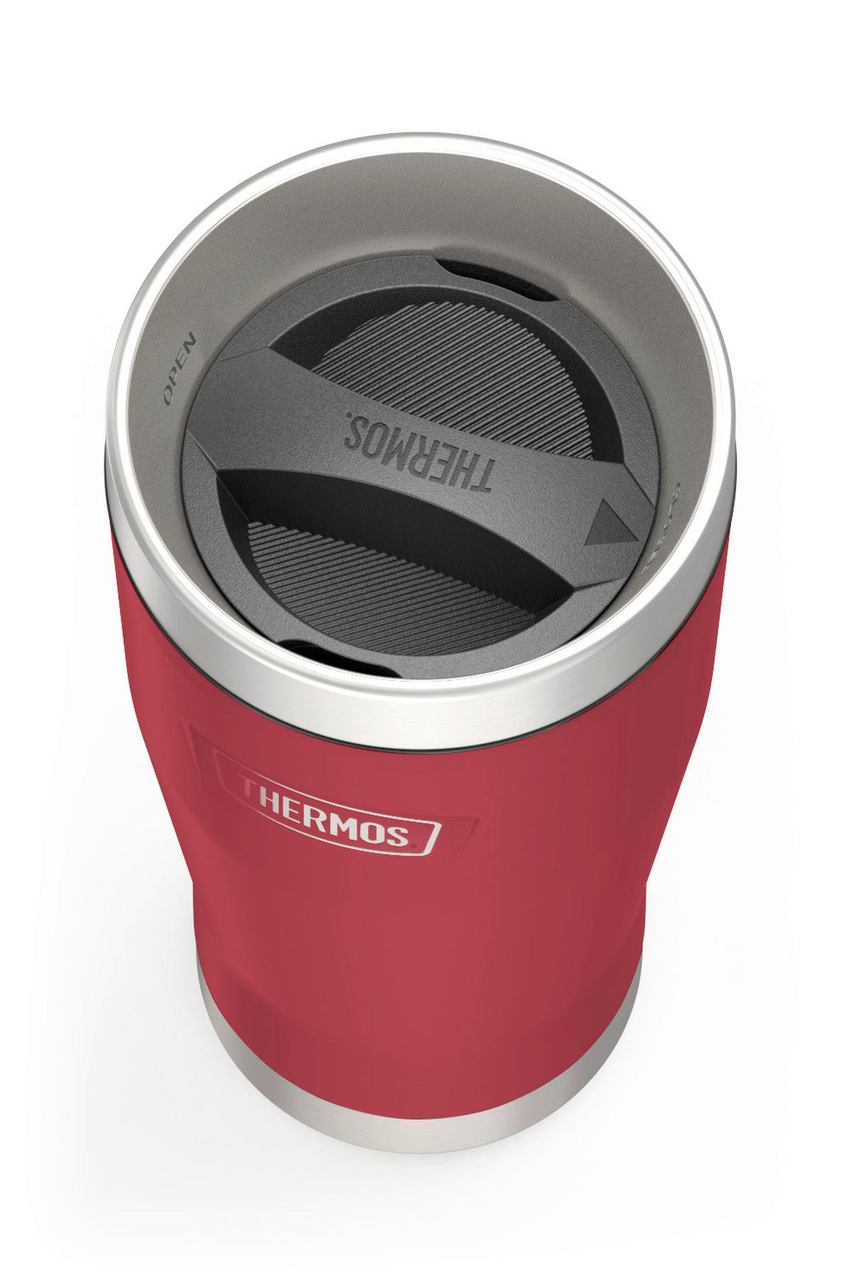 THERMOBECHER ICON 0,47 L  - Rot, Basics, Metall (0.47l) - Thermos