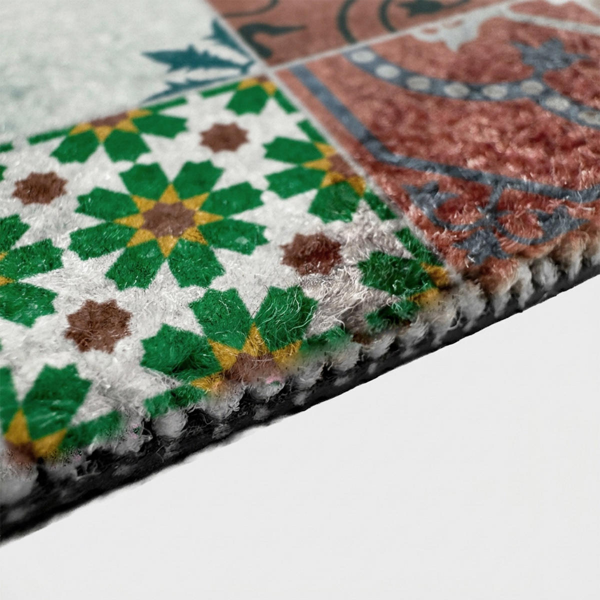 KÜCHENLÄUFER 60/150 cm Essenza Carreaux ciment Multicolor  - Multicolor, Design, Kunststoff/Textil (60/150cm) - Esposa