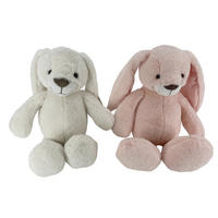 PLIŠANA ŽIVOTINJA  zec  - ružičasta/bela, Osnovno, tekstil (20cm) - My Baby Lou