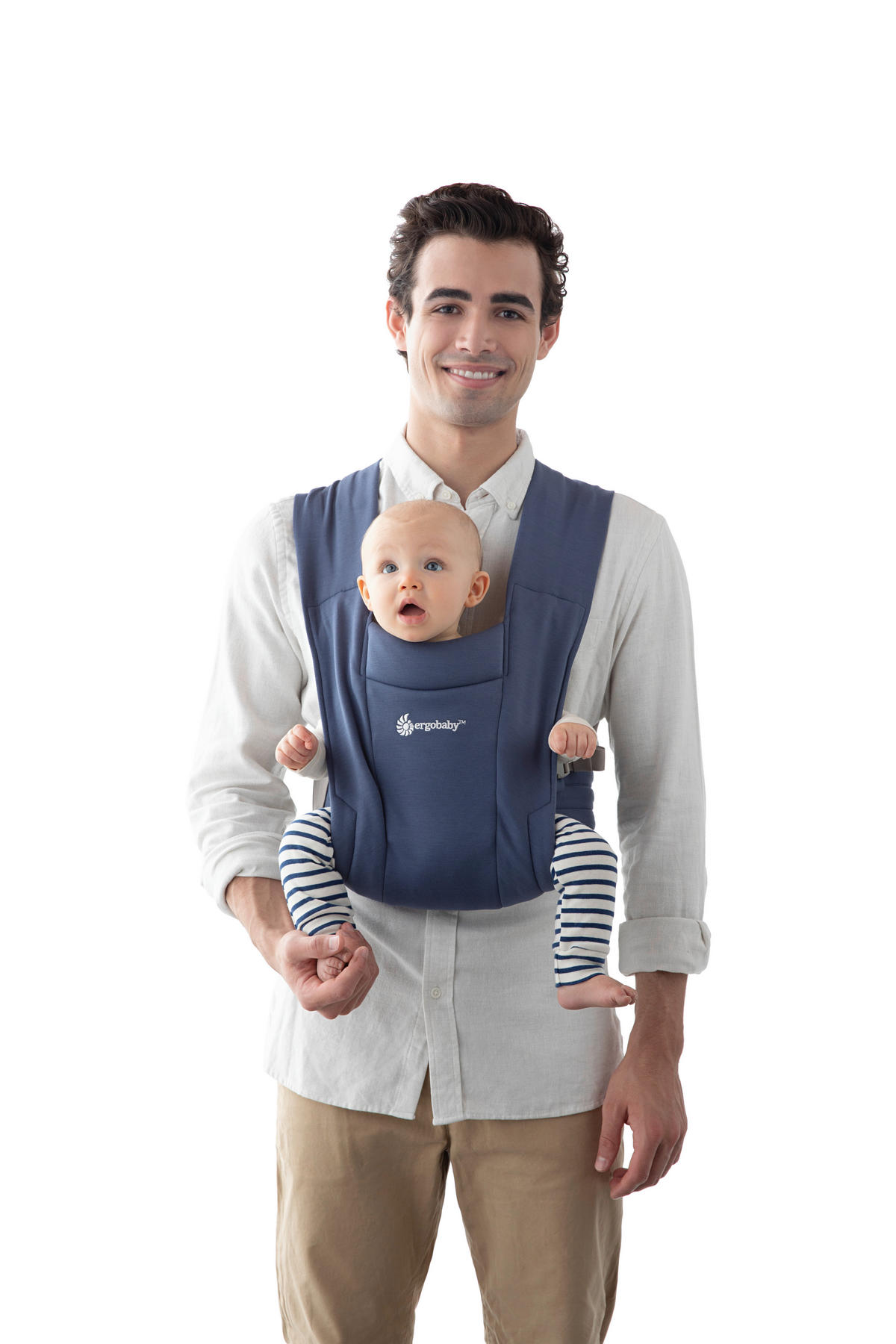 BABYTRAGE Embrace  - Blau, Basics, Textil (17,4/12,4/26,5cm) - Ergo Baby