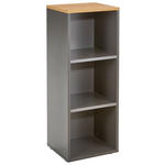 AKTENREGAL 45/120/40 cm  - Eichefarben/Schwarz, MODERN, Holzwerkstoff/Kunststoff (45/120/40cm) - Novel