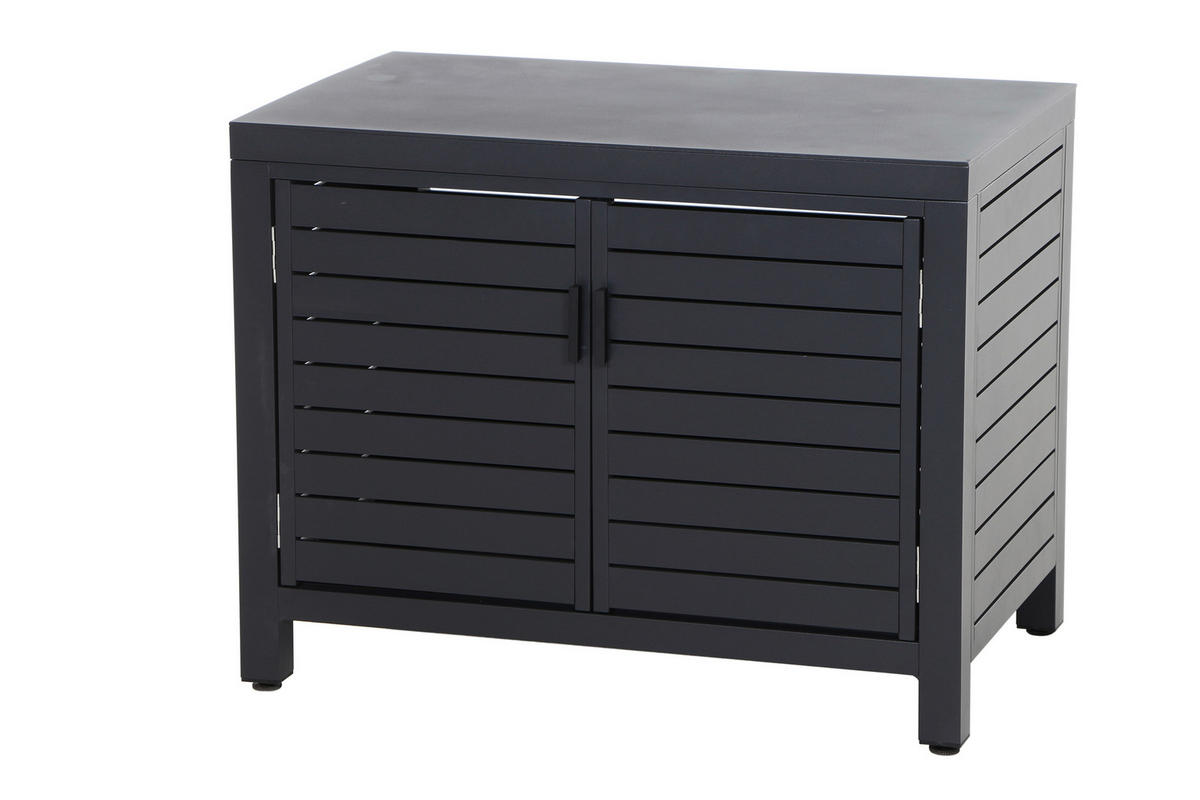 OUTDOORKÜCHE - Anthrazit, Basics, Metall (236/90/56cm) - Siena Garden