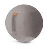 SITZBALL Samt Uni Grau 145 L  - Grau, Basics, Textil (65cm)