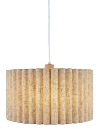 Hänglampa Aneta Aneta 50/28-150 cm  - beige/naturfärgad, Klassisk, metall/trä (50/28-150cm) - Best Price