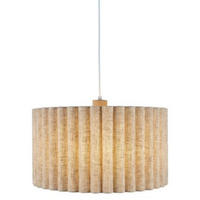 Hänglampa Aneta Aneta 50/28-150 cm  - beige/naturfärgad, Klassisk, metall/trä (50/28-150cm) - Best Price