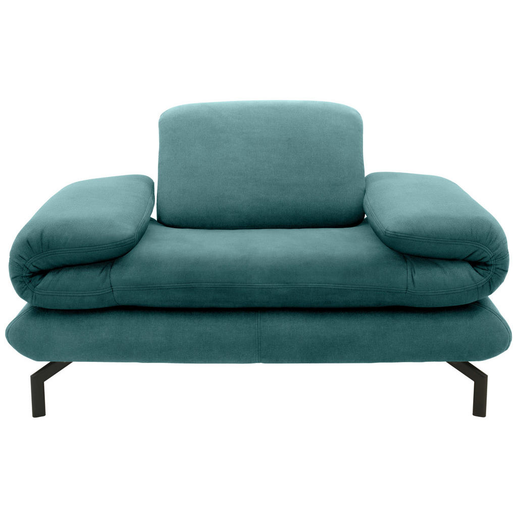 Thumbnail - Looks by W.Joop Sessel Looks Xiii, Petrol, Textil, Uni, 139 (197)x83 (110)x98 cm, Made in EU, FSC Mix, Wohnzimmer, Sesse...
