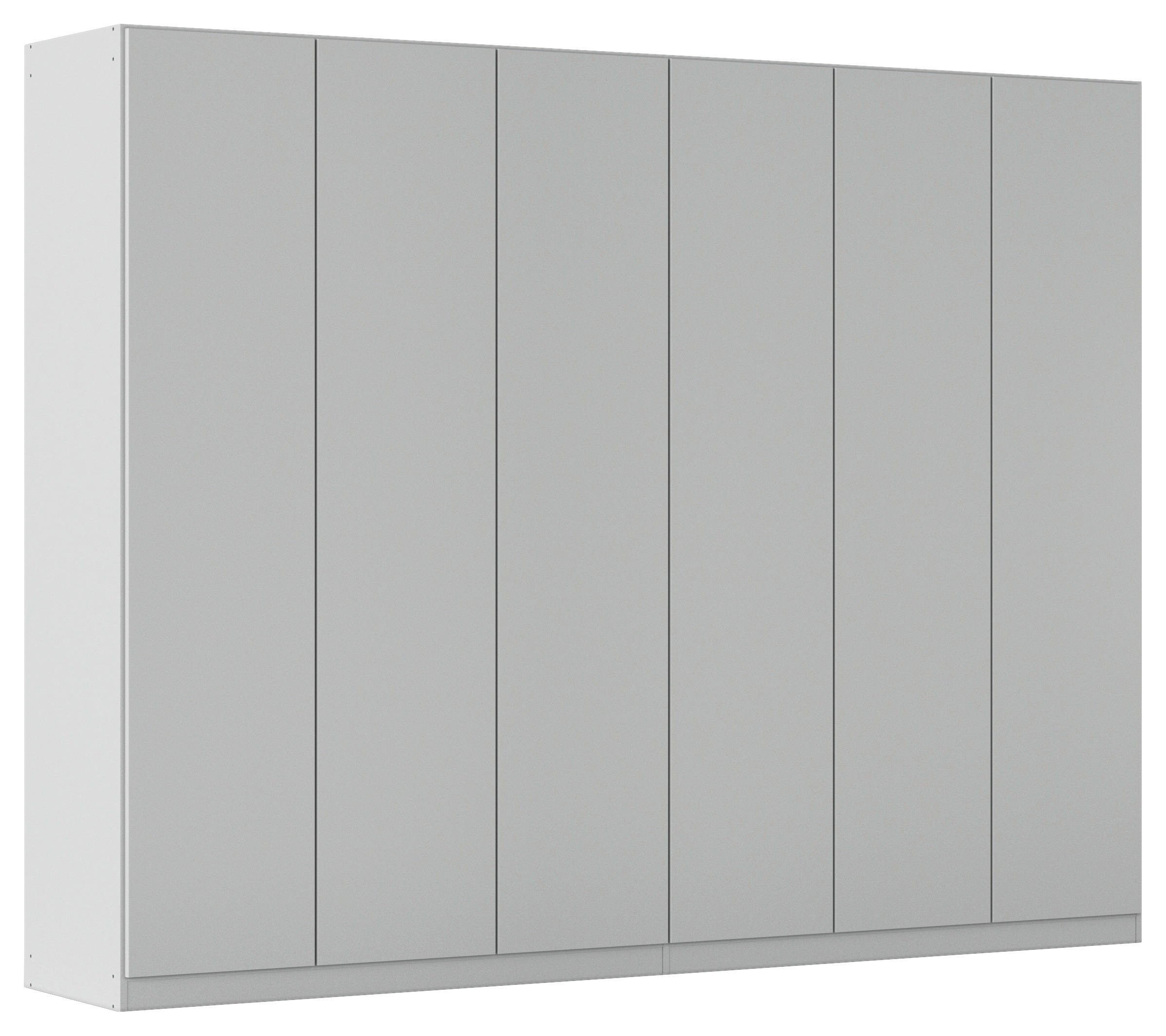 FALTTÜRENSCHRANK 271/210/54 cm 4-türig Grau  - Grau, Holzwerkstoff (271/210/54cm) - Rauch Möbel