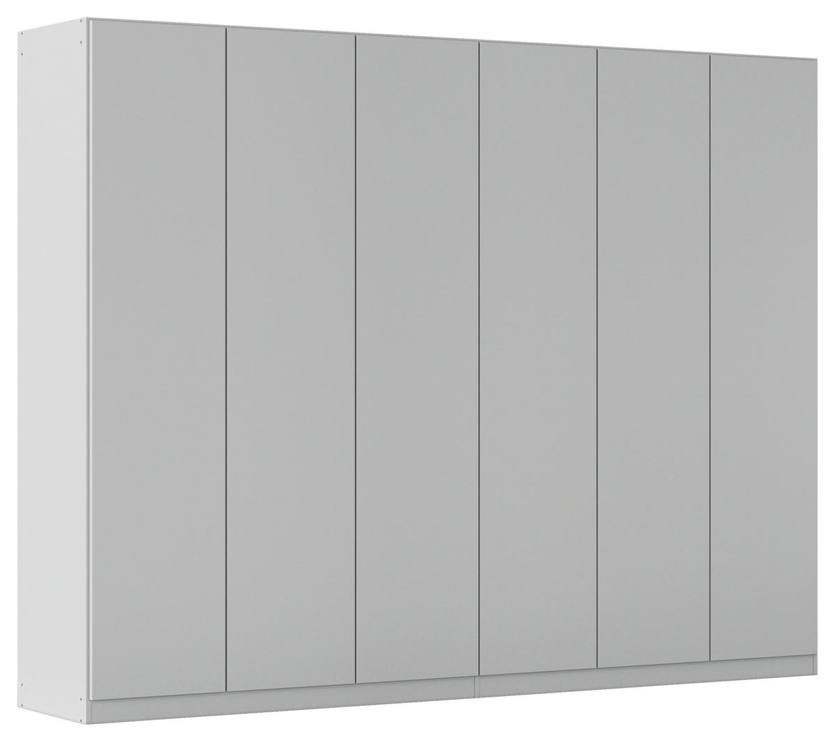 FALTTÜRENSCHRANK 271/210/54 cm 4-türig Grau  - Grau, Holzwerkstoff (271/210/54cm) - Rauch Möbel