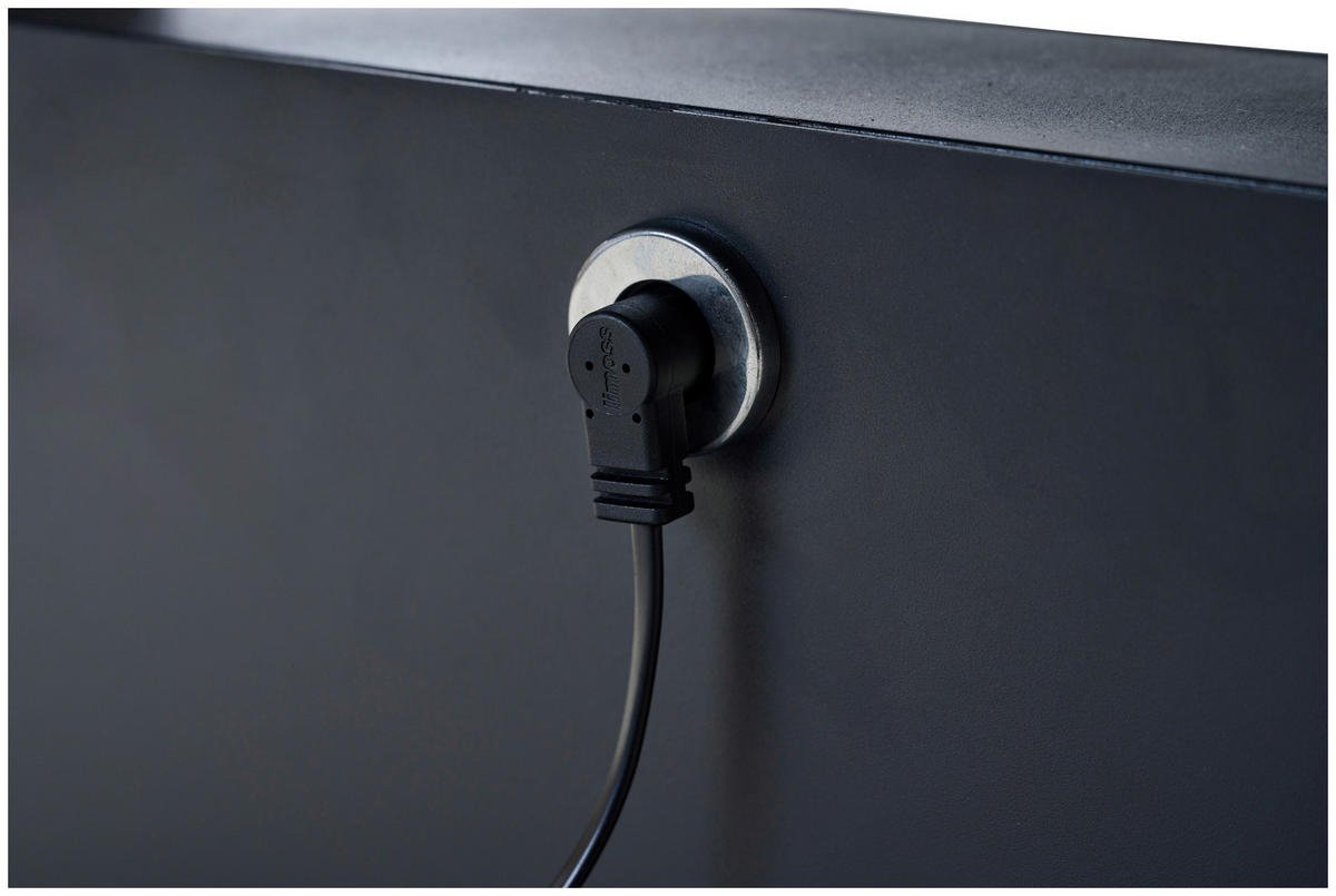 GARTENTISCH 180/100/52,5-77,5 cm Metall rechteckig  - Anthrazit, Basics, Metall (180/100/52,5-77,5cm) - Siena Garden