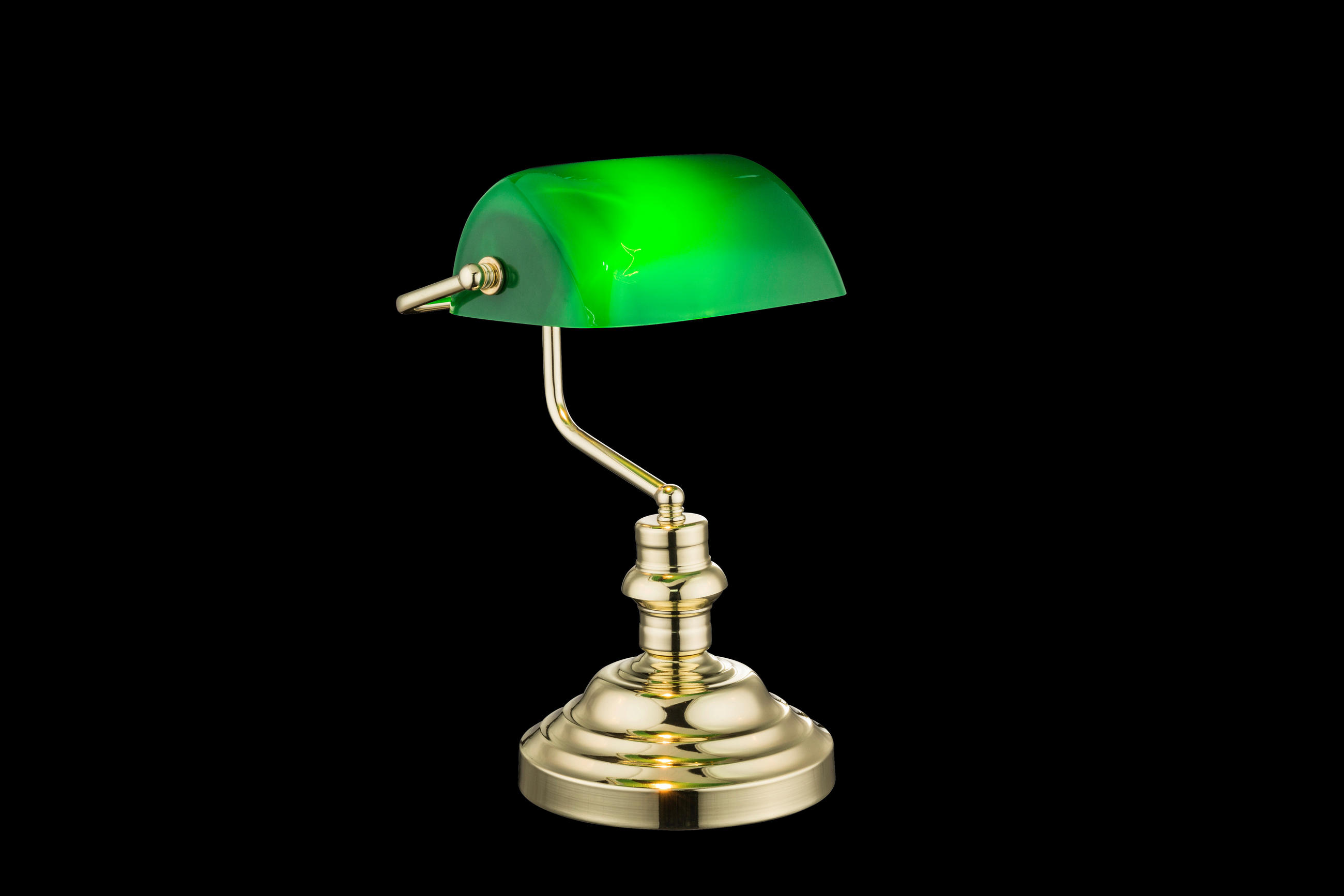 Thumbnail - Globo Schreibtischleuchte Antique, 19x36x26 cm, Kippschalter, Lampen & Leuchten, Innenbeleuchtung, Tischlampen, Schreibt...