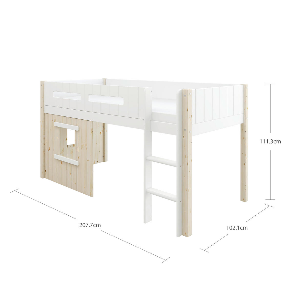 HOCHBETT 90/200 cm  - Kieferfarben, MODERN, Holz (90/200cm) - Chameo
